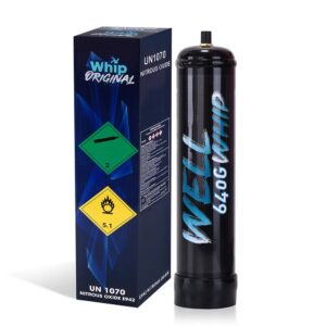 Whipped Cream Chargers 640g Nitrous Oxide N2O Tanks 1pcs per Box WellWhip