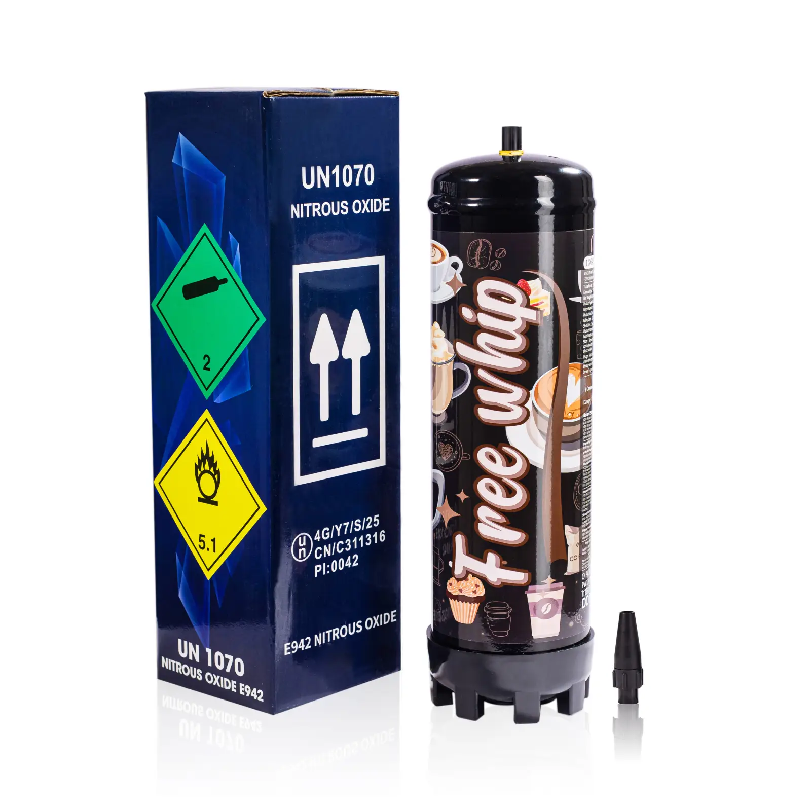 free-2.2L3 2.2L Whipped Cream Charger with box-Freewhip